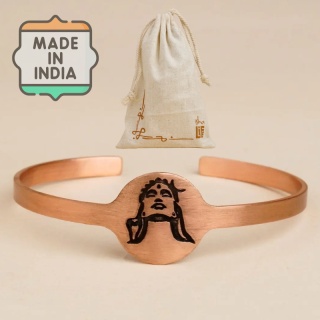  Adiyogi Miedziana bransoletka 100% Miedzi